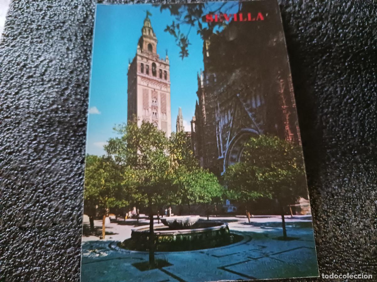 Postales: 2450 SEVILLA. patio de los naranjos y la giralda, col. triana
