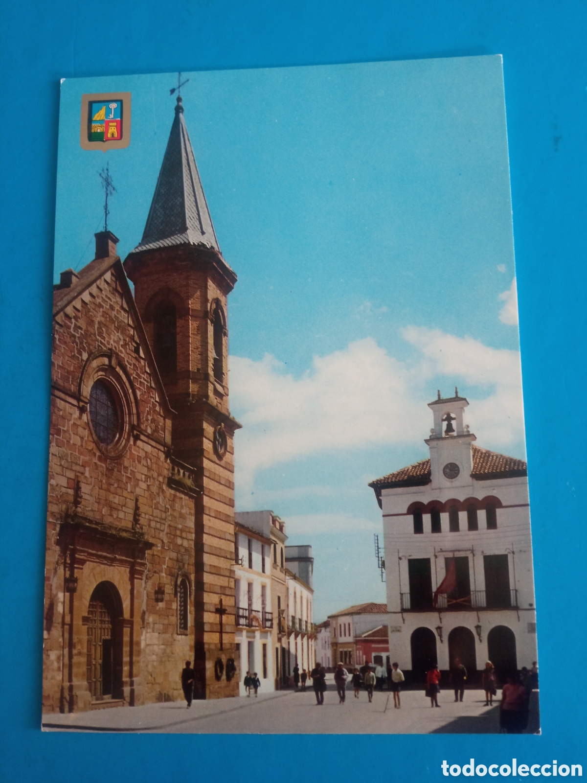 Postales: Antigua postal fotogr&aacute;fica, Marmolejo (Ja&eacute;n) Plaza de Jos&eacute; Antonio