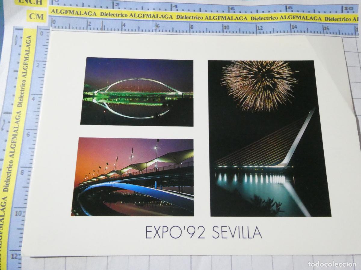 Postales: POSTAL DE SEVILLA. EXPO 92 1992 CIUDAD DE PUENTES. ALAMILLO BARQUETA . BLUE COW. 2732