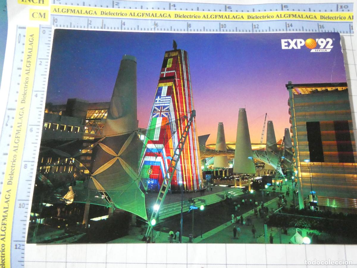 Postales: POSTAL DE SEVILLA. EXPO 92 1992 CIUDAD DEL FUTURO PABELLONES. BLUE COW. 2734