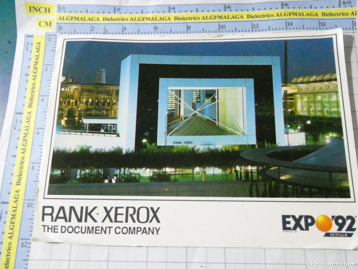 Postales: POSTAL DE SEVILLA. EXPO 92 1992 RANK XEROX PABELL&Oacute;N. FOTOS JULIAN. 2738