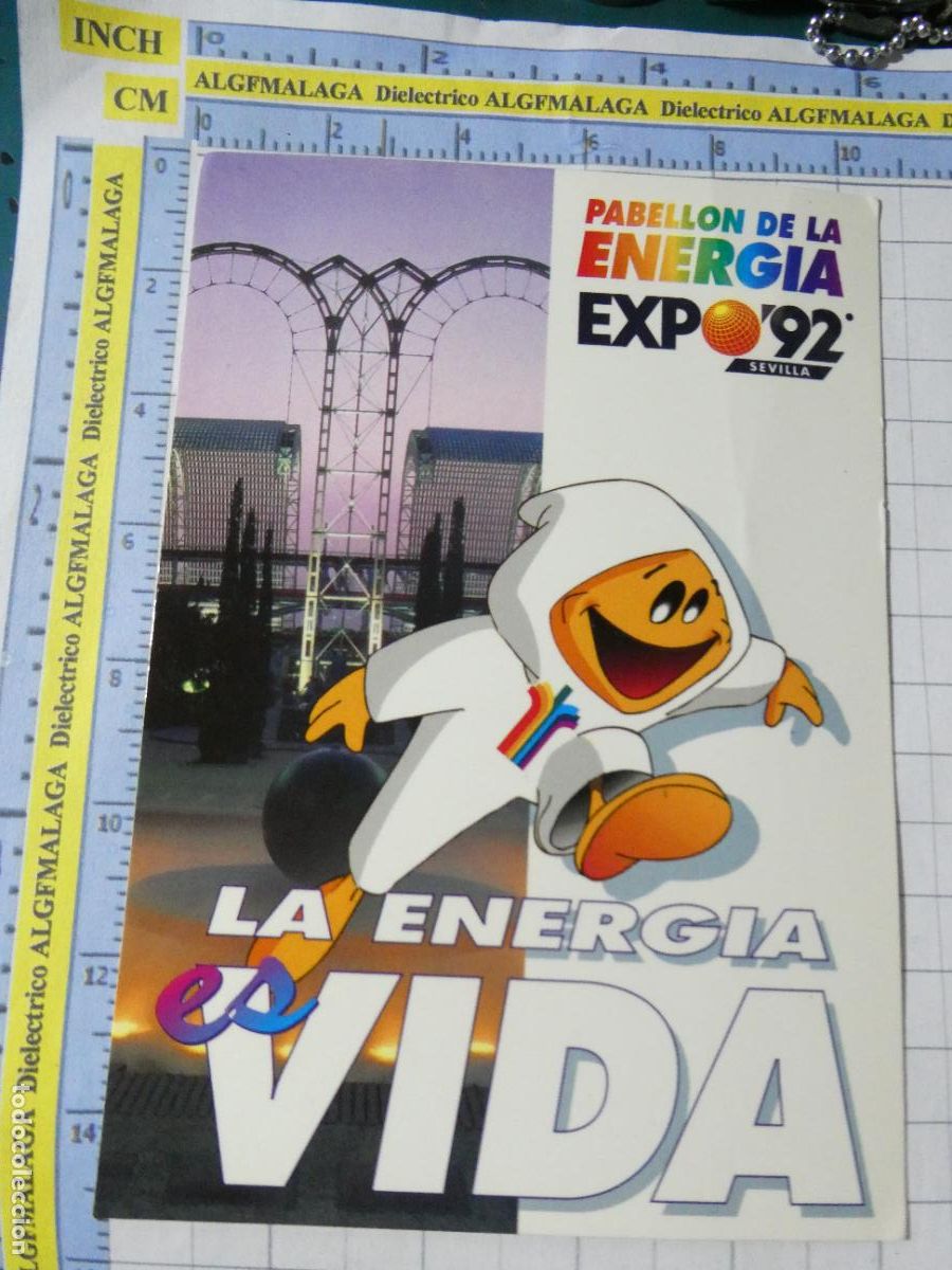 Postales: TARJETA POSTAL DE SEVILLA. EXPO 92 1992 PABELL&Oacute;N DE LA ENERG&Iacute;A. 2739