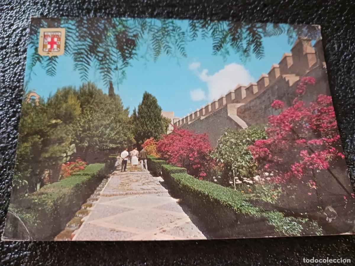 Postales: 1 almeria paseo de la alcazaba, ed. dominguez, circulada 1964