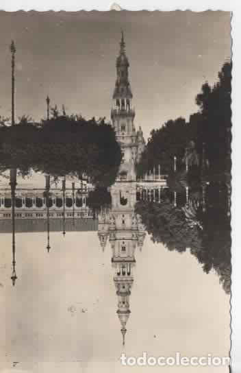 Postales: SEVILLA ESCRITA PLAZA DE ESPA&Ntilde;A