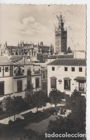 Postales: SEVILLA ESCRITA PLAZA DE DO&Ntilde;A ELVIRA