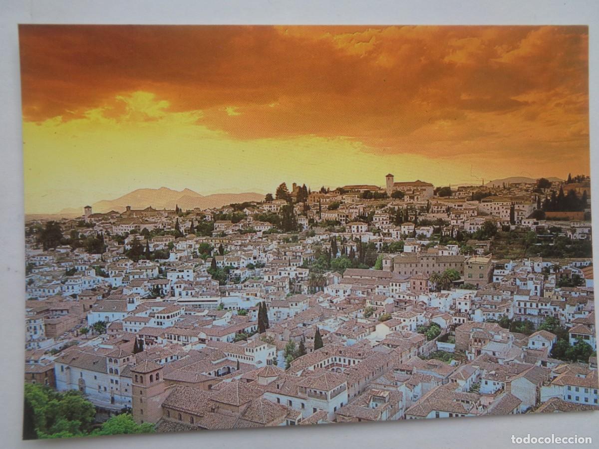 Postcards: POSTAL DE GRANADA : PANORAMICA DESDE EL ALBAICIN . A&Ntilde;OS 60