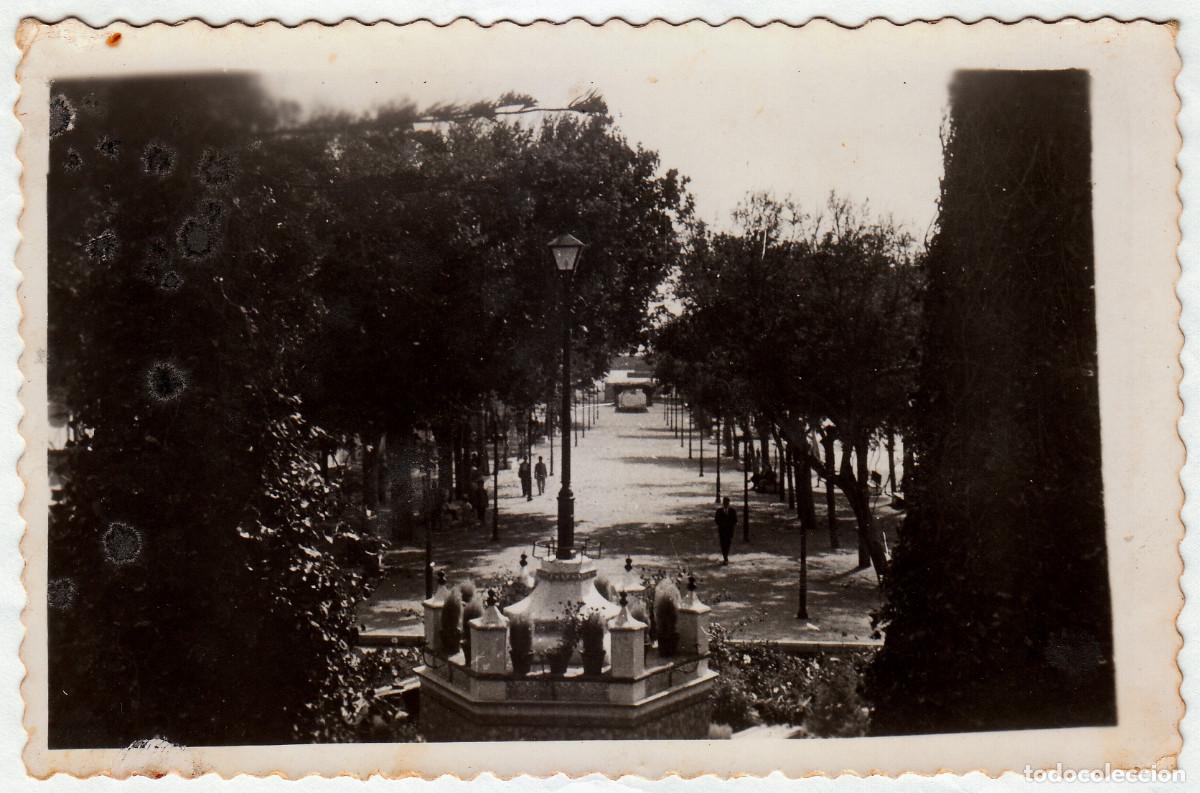 Postales: Rara. Tarifa, C&aacute;diz, Paseo de la Alameda. Librer&iacute;a y Papeler&iacute;a Eusebio. A&ntilde;os 40? sv