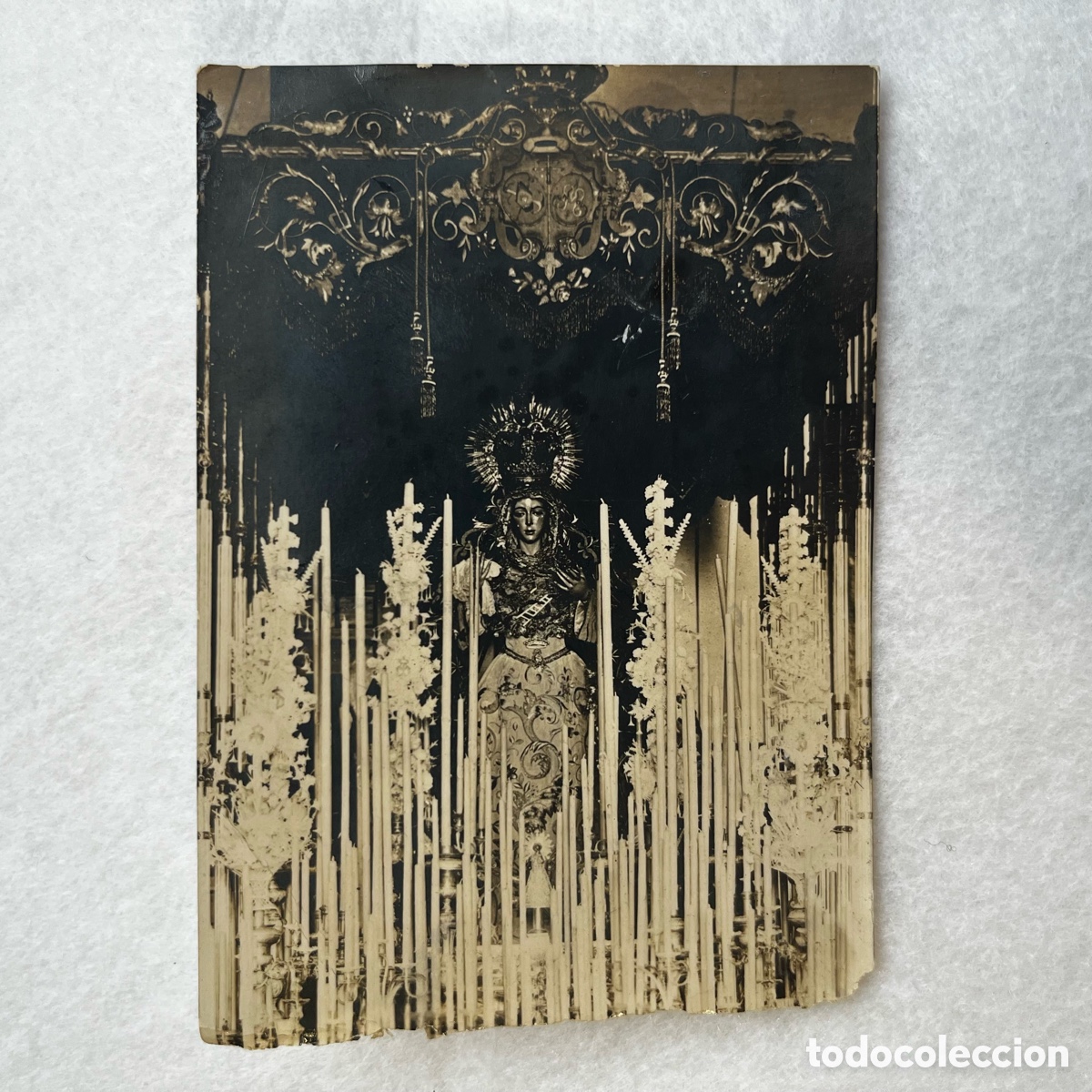 Postales: SEMANA SANTA SEVILLA - FOTOGRAF&Iacute;A POSTAL VIRGEN MACARENA