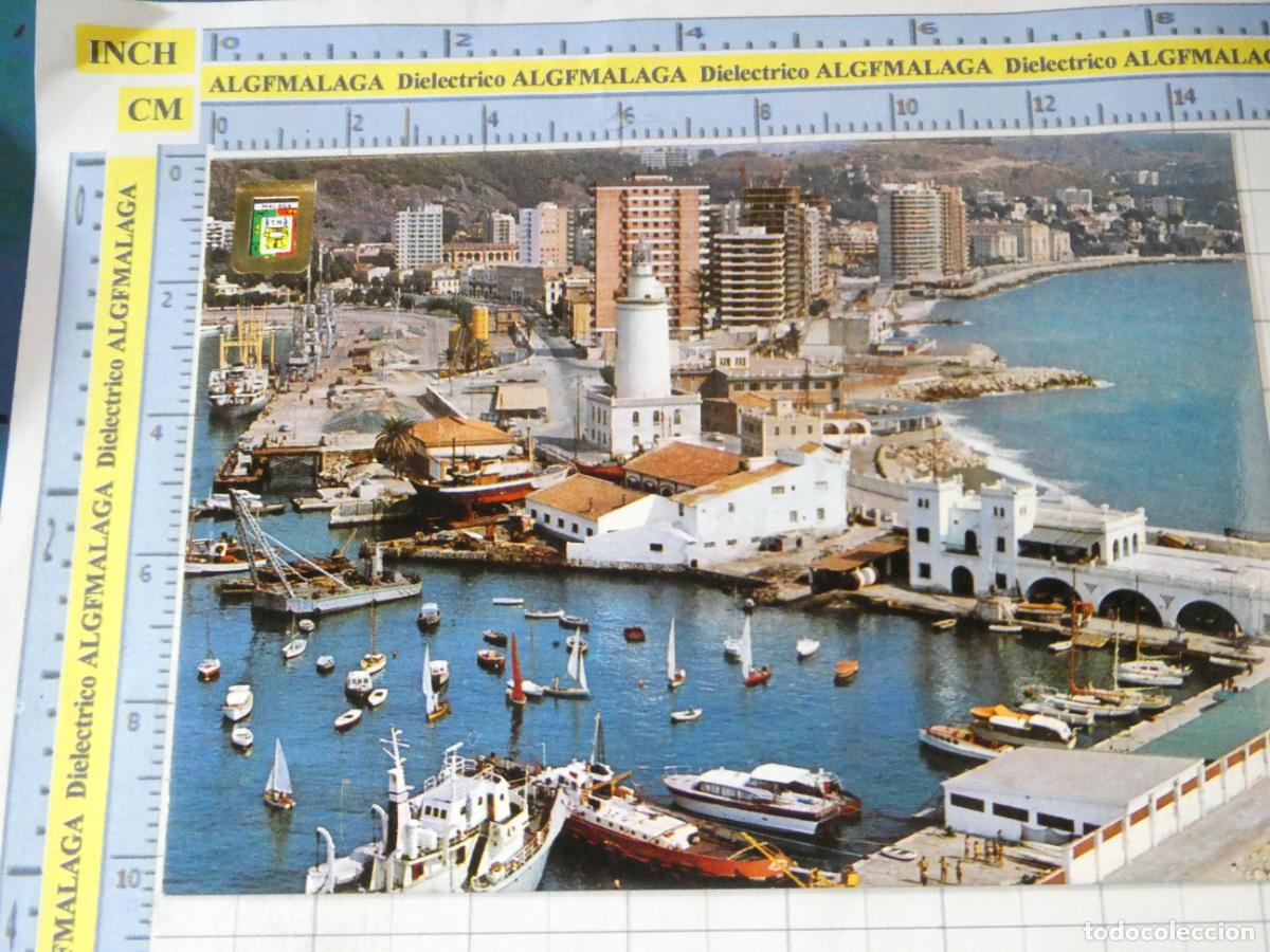 Postales: POSTAL DE M&Aacute;LAGA. A&Ntilde;O 1974. LA FAROLA FARO PASEO MAR&Iacute;TIMO 3 ESCUDO ORO. 777