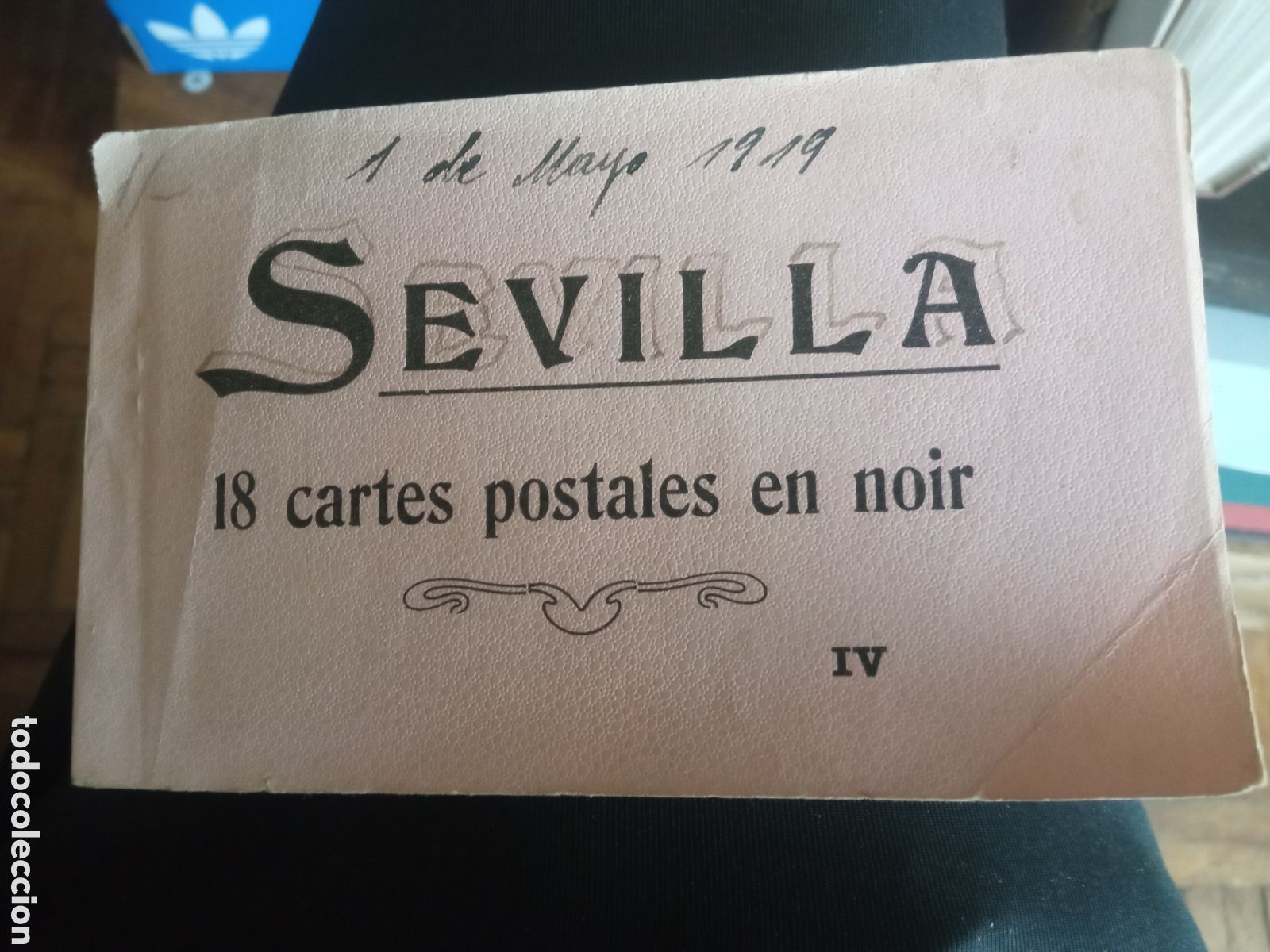 Postales: Antiguo bloc con 18 postales de Sevilla de 1919