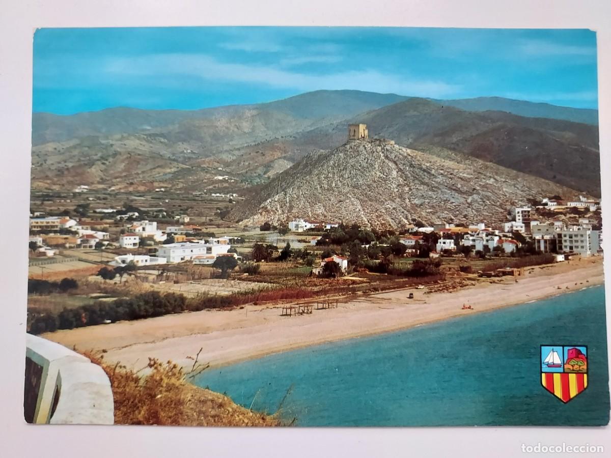 Postales: POSTAL CASTELL DE FERRO VISTA DE LA PLAYA AL FONDO EL CASTILLO. 1970. SIN CIRCULAR. GRANADA