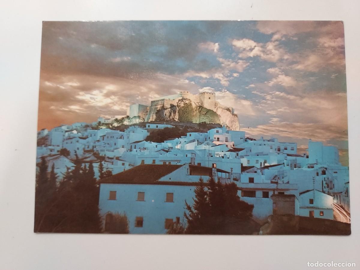 Postales: POSTAL SALOBRE&Ntilde;A CASTILLO ILUMINADO. 1977. CIRCULADA. GRANADA