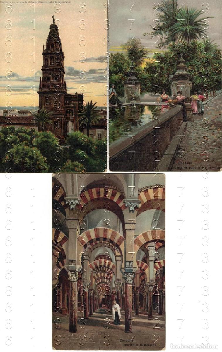 Postales: SEVILLA 3 POSTALES LITOGRAFICAS MUY ANTIGUAS PUBLICIDAD BESOY KINARSOL PETRACCHI M48