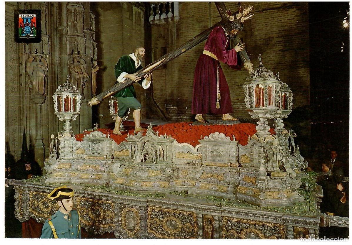 Postales: SEVILLA N&ordm; 179 SEMANA SANTA , NUESTRO PADRE JES&Uacute;S DE LA PASION / SIN FRANQUEAR PERO ESCRITA