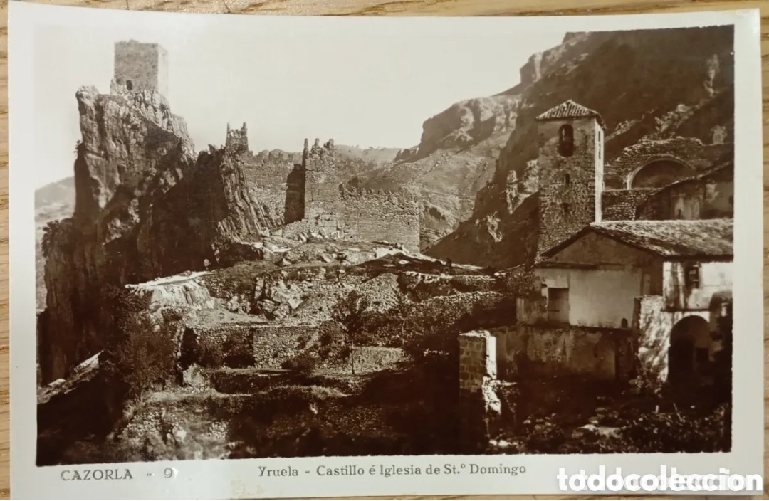 Postales: CAZORLA (JA&Eacute;N) - YRUELA - CASTILLO E IGLESIA DE SANTO DOMINGO
