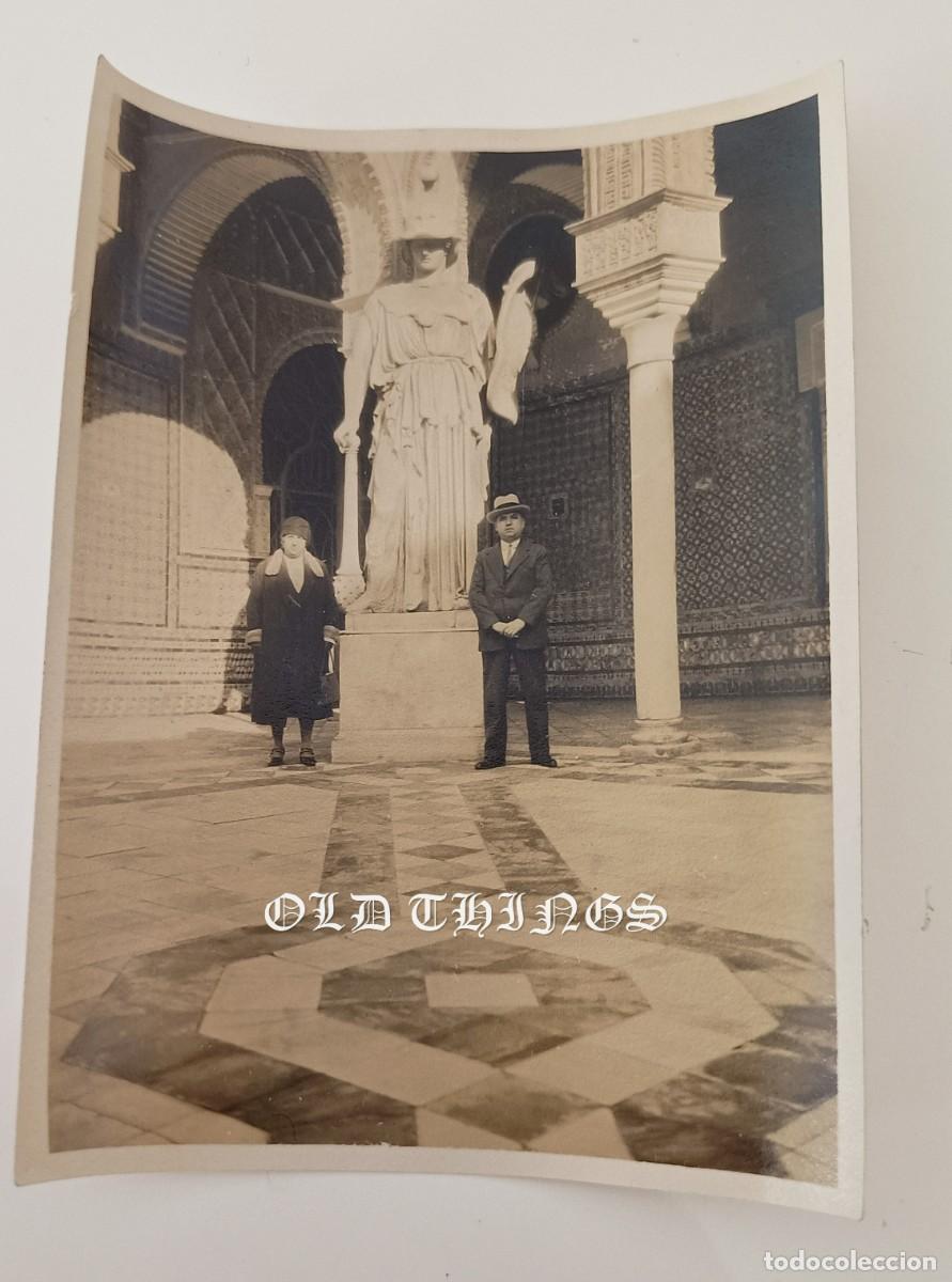 Postales: FOTOGRAFIA DE SEVILLA, CASA DE PILATOS, A&Ntilde;OS 30 / 40, MIDE 10,5 X 8 CMS.