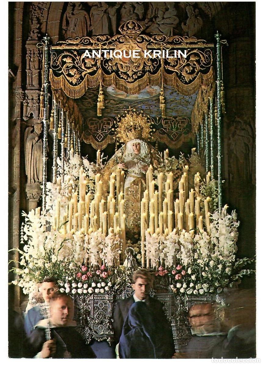 Postales: SEVILLA N&ordm; 175 SEMANA SANTA , VIRGEN DE LA ESTRELLA / IGLESIA SAN JACINTO / SIN FRANQUEAR