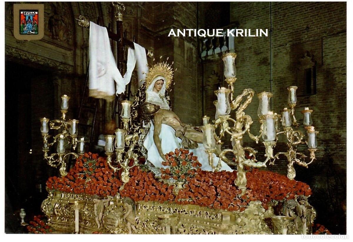 Postales: SEVILLA N&ordm; 34 SEMANA SANTA , STMO. CRISTO MISERICORDIA Y NTR. SRA. DE LA PIEDAD / SIN FRANQUEAR