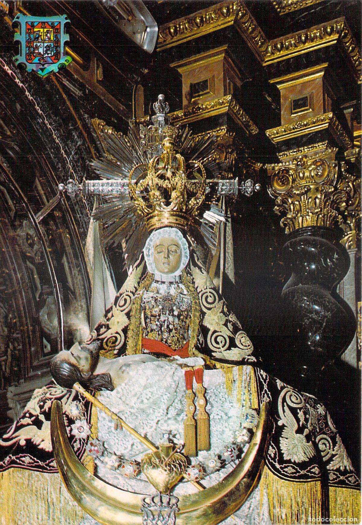 Postales: Postal de la Virgen de las Angustias, Patrona de Granada