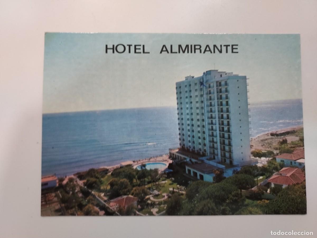 Postales: POSTAL MALAGA HOTEL ALMIRANTE. 1974. CIRCULADA