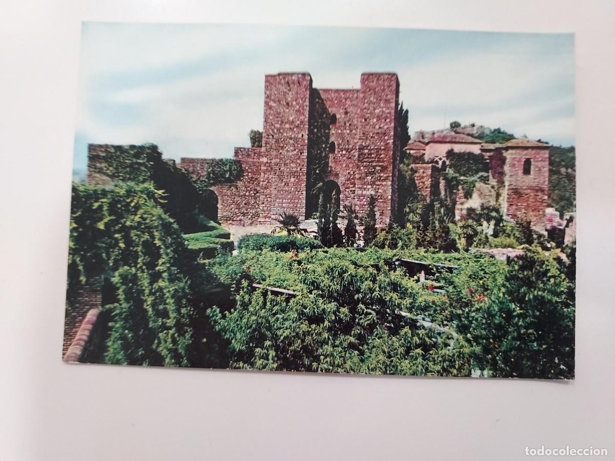 Postales: POSTAL MALAGA ALCAZABA Y JARDINES. 1963. ESCRITA
