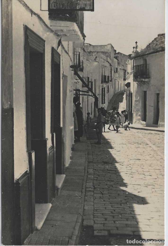 Postales: VERGER DE KA FRONTERA (CADIZ) - CALLE JUAN BUENO Y GENERAL MOLA - EDICIONES M.VALLEJO