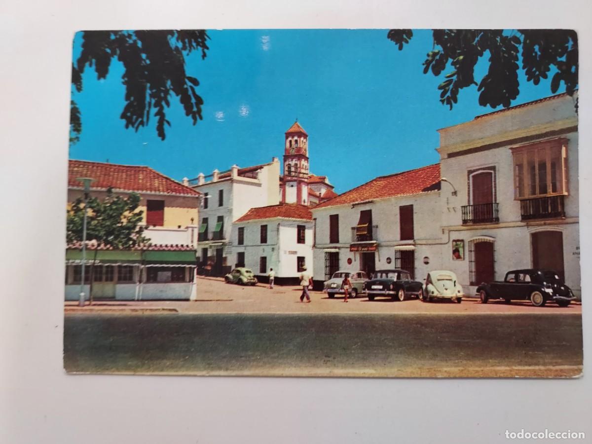 Postales: POSTAL MARBELLA PLAZA TIPICA. 1961. SIN CIRCULAR. MALAGA. VOLKSWAGEN ESCARABAJO