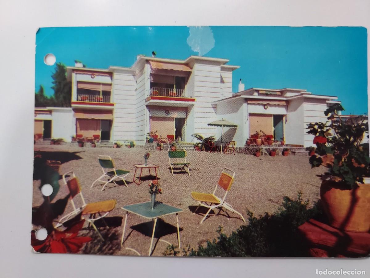 Postales: POSTAL TORREMOLINOS LOS NIDOS HOTEL TERRAZAS SUITES. SIN CIRCULAR. MALAGA. Con defecto