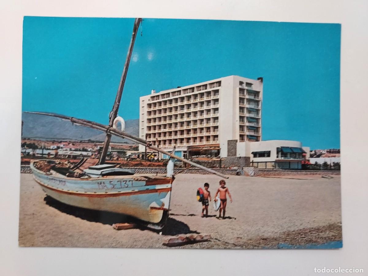 Postales: POSTAL TORREMOLINOS HOTEL PEZ ESPADA. 1960. SIN CIRCULAR. MALAGA