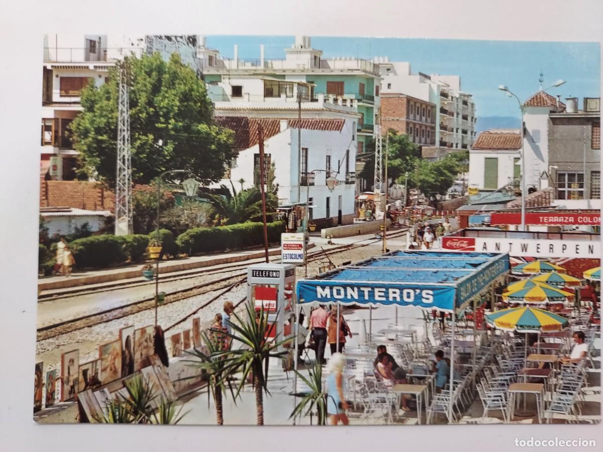 Postales: POSTAL TORREMOLINOS RINCON DE LOS ARTISTAS. 1971. SIN CIRCULAR. MALAGA. CABINA TELEFONICA