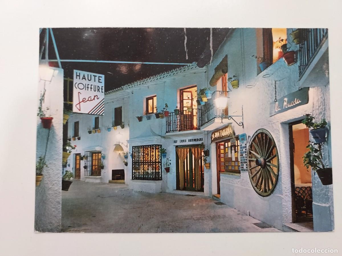 Postales: POSTAL TORREMOLINOS LA NOGALERA CALLE TIPICA BARRIO ANDALUZ. 1967. CIRCULADA. MALAGA