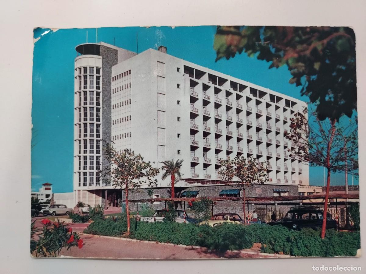 Postales: POSTAL TORREMOLINOS HOTEL PEZ ESPADA. 1961. CIRCULADA. MALAGA
