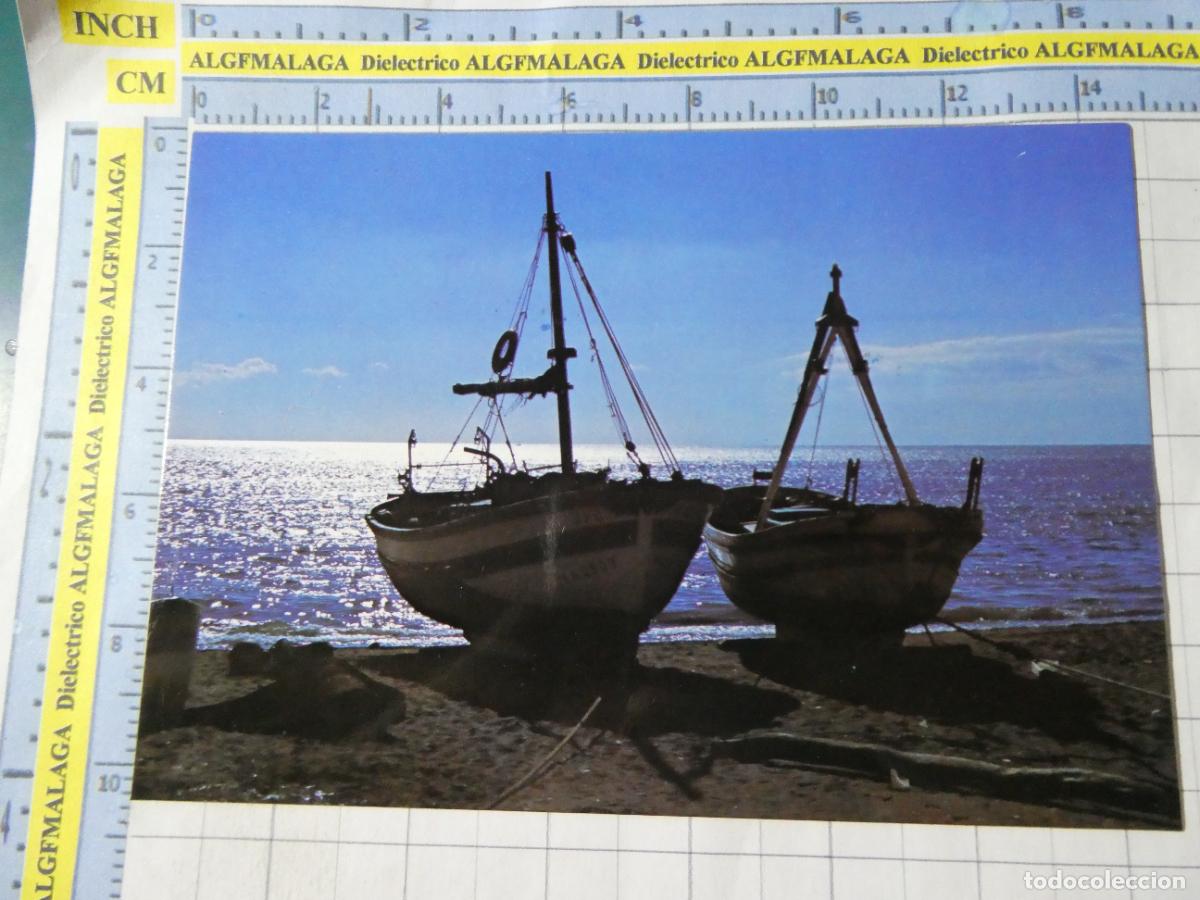 Postales: POSTAL DE M&Aacute;LAGA. A&Ntilde;O 1976. RINC&Oacute;N DE LA VICTORIA BARCAS PESCA. MADISA. 753