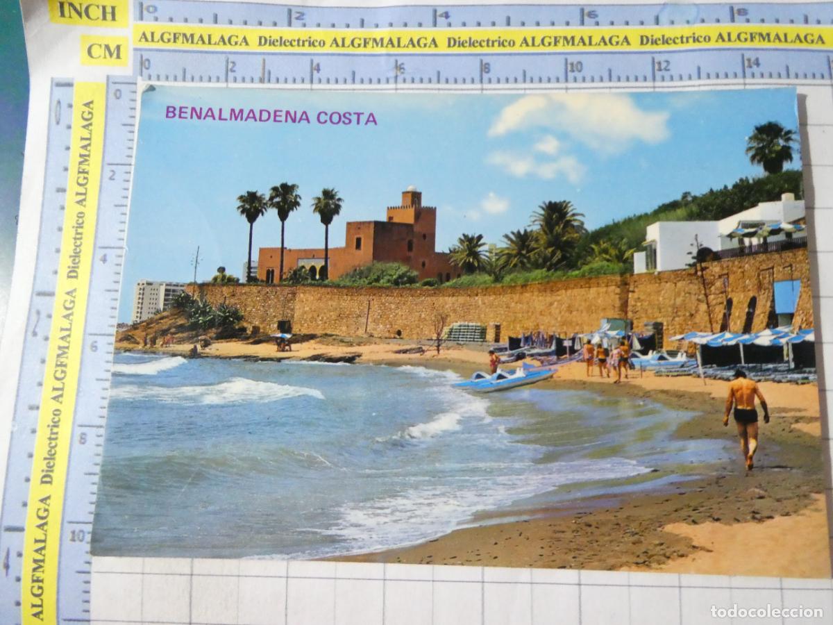 Postcards: POSTAL DE M&Aacute;LAGA. A&Ntilde;O 1976. BENALM&Aacute;DENA PLAYA CASTILLO BIL BIL 52 ARRIBAS. 767