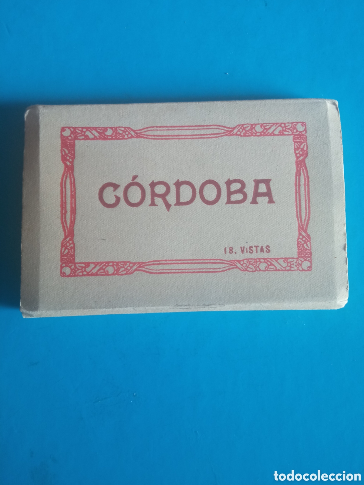 Postales: Antiguo acorde&oacute;n con 18 antiguas fotograf&iacute;as en miniatura de C&oacute;rdoba, miden 97x66mm