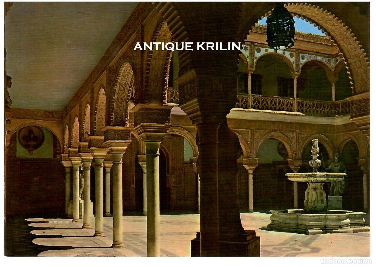 Postales: SEVILLA N&ordm; 238 CASA DE PILATOS , PATIO / EDICIONES RO-FOTO / FRANQUEADA