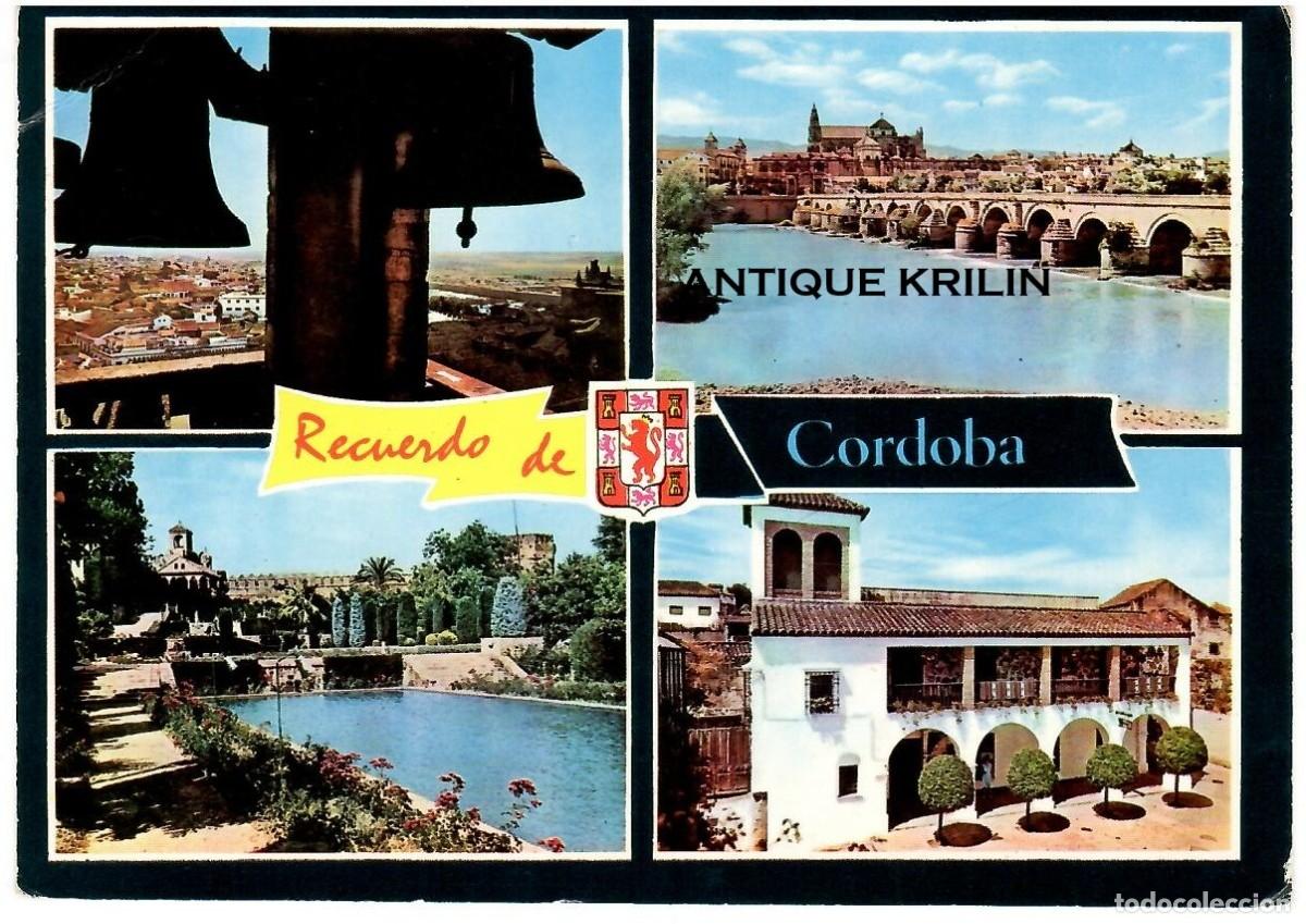 Postales: CORDOBA N&ordm; 160 VARIAS VISTAS / EDICIONES RO-FOTO / SIN FRANQUEAR PERO ESCRITA
