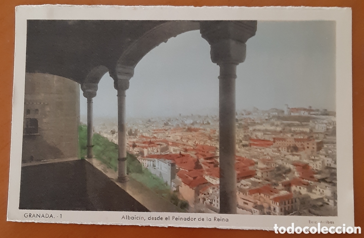 Postales: Postal Granada. Albaic&iacute;n, desde el Peinador de la Reina. Sin escribir. R10125