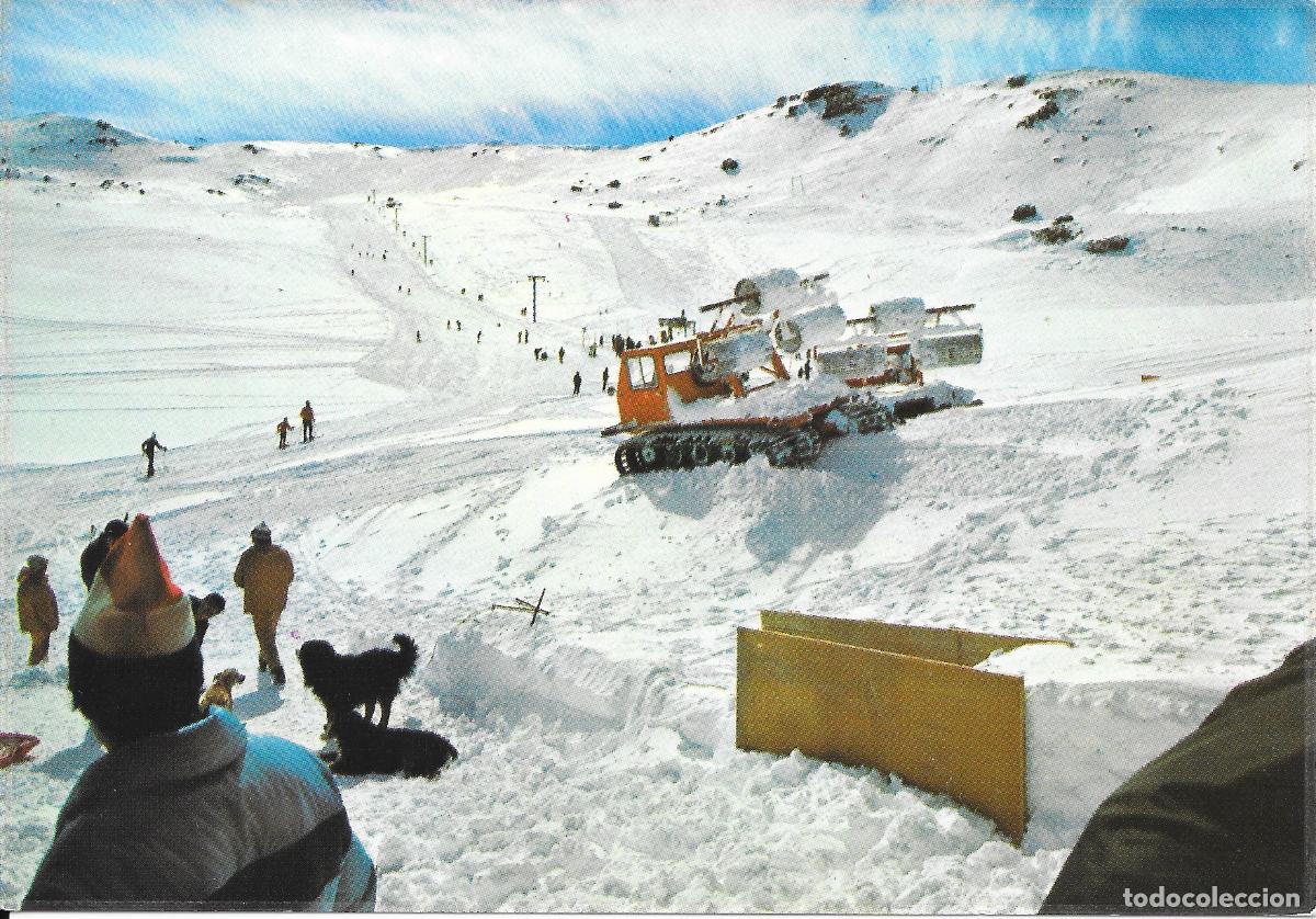 Postales: [POSTAL] Borreguiles. Pista de esqu&iacute;. Sierra Nevada. Granada. A&ntilde;o 1976 (circulada)