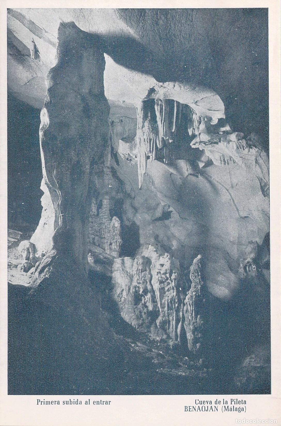 Postales: Postal de la Cueva de la Pileta en Benaojan, Malaga