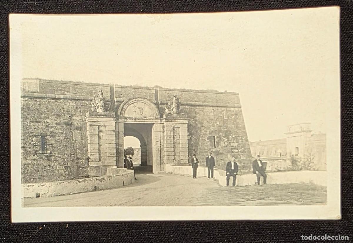 Postales: P.1094 Fotograf&iacute;a Antigua de Fortaleza Hist&oacute;rica &ndash; Entrada Monumental con Puerta y Foso