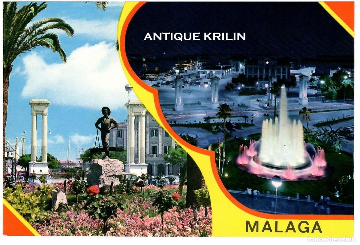 Postales: MALAGA N&ordm; 101 PLAZA DE QUEIPO DE LLANO / G. GARRABELLA / SIN FRANQUEAR