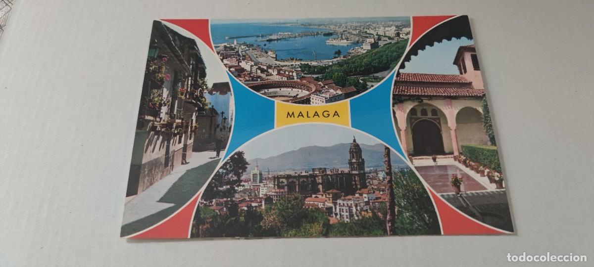 Postales: POSTAL MALAGA MULTIMAGEN A&Ntilde;OS 70 - 80