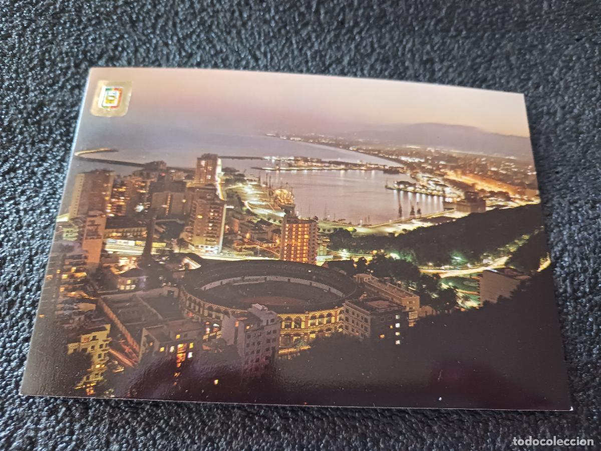 Postales: 1 MALAGA - vista general nocturna, ed. dominguez
