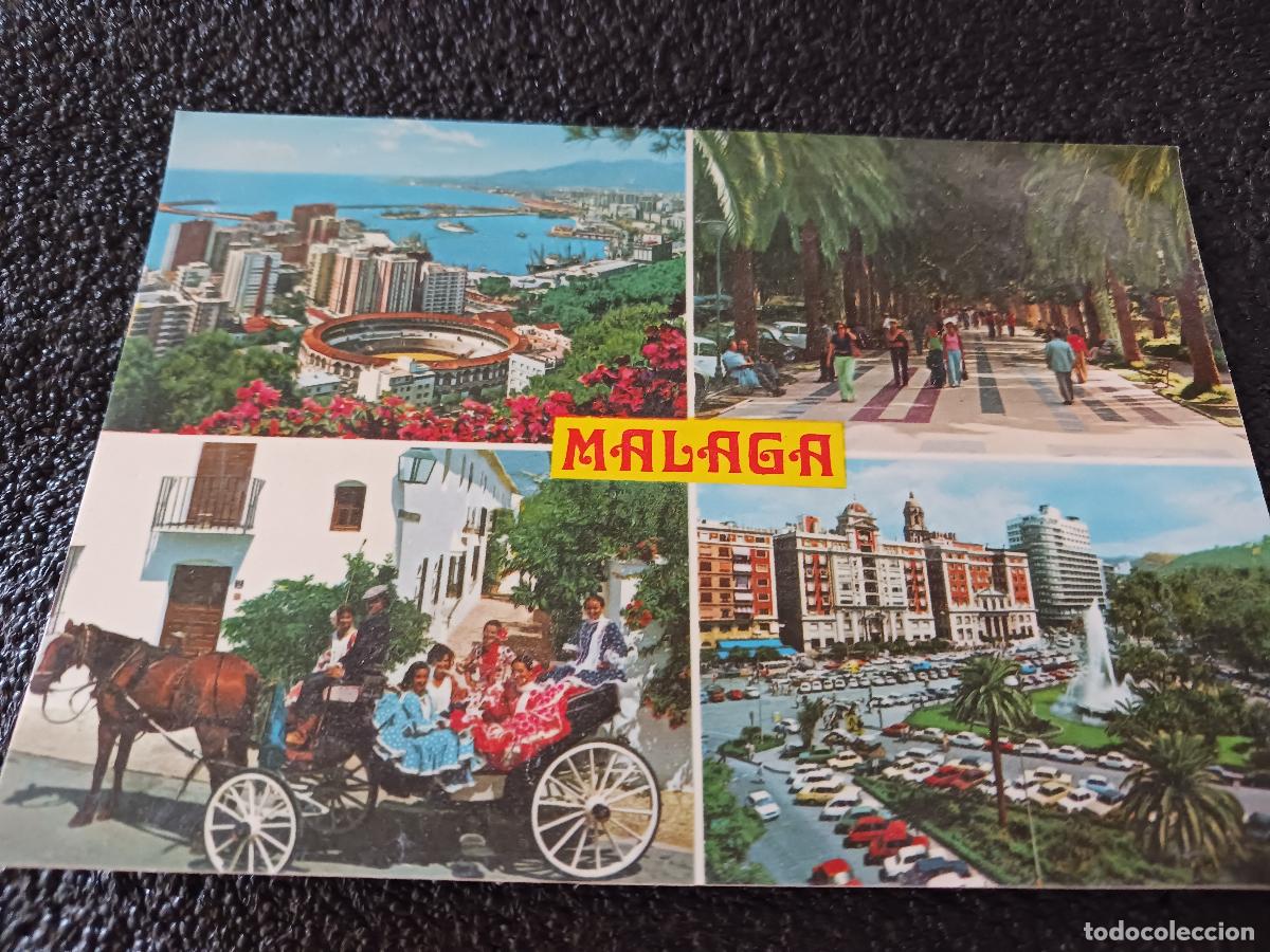 Postales: 1150 malaga vistas diversas, ed. edisol