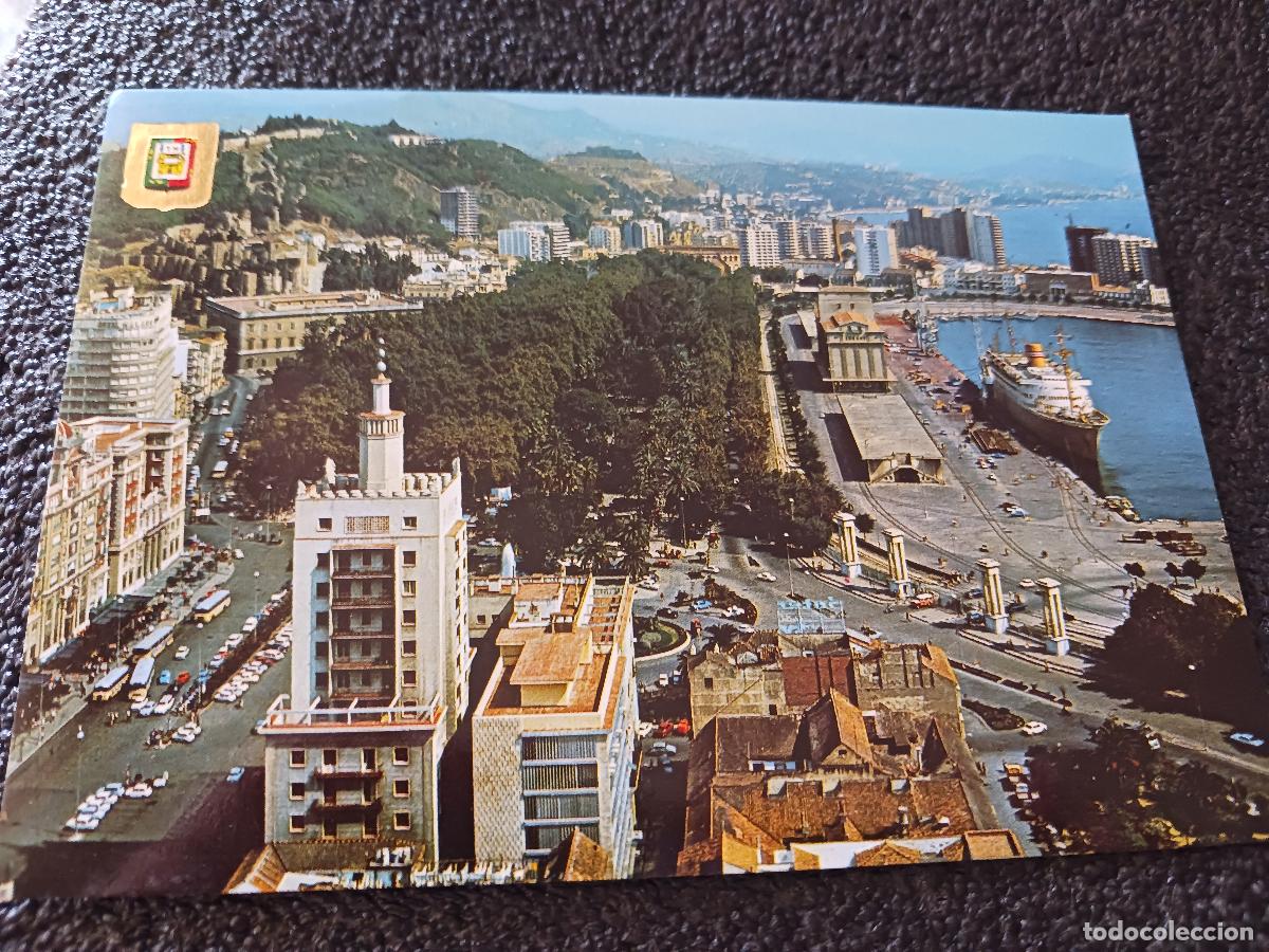 Postales: 86 malaga, vista parcial aerea, ed. dominguez