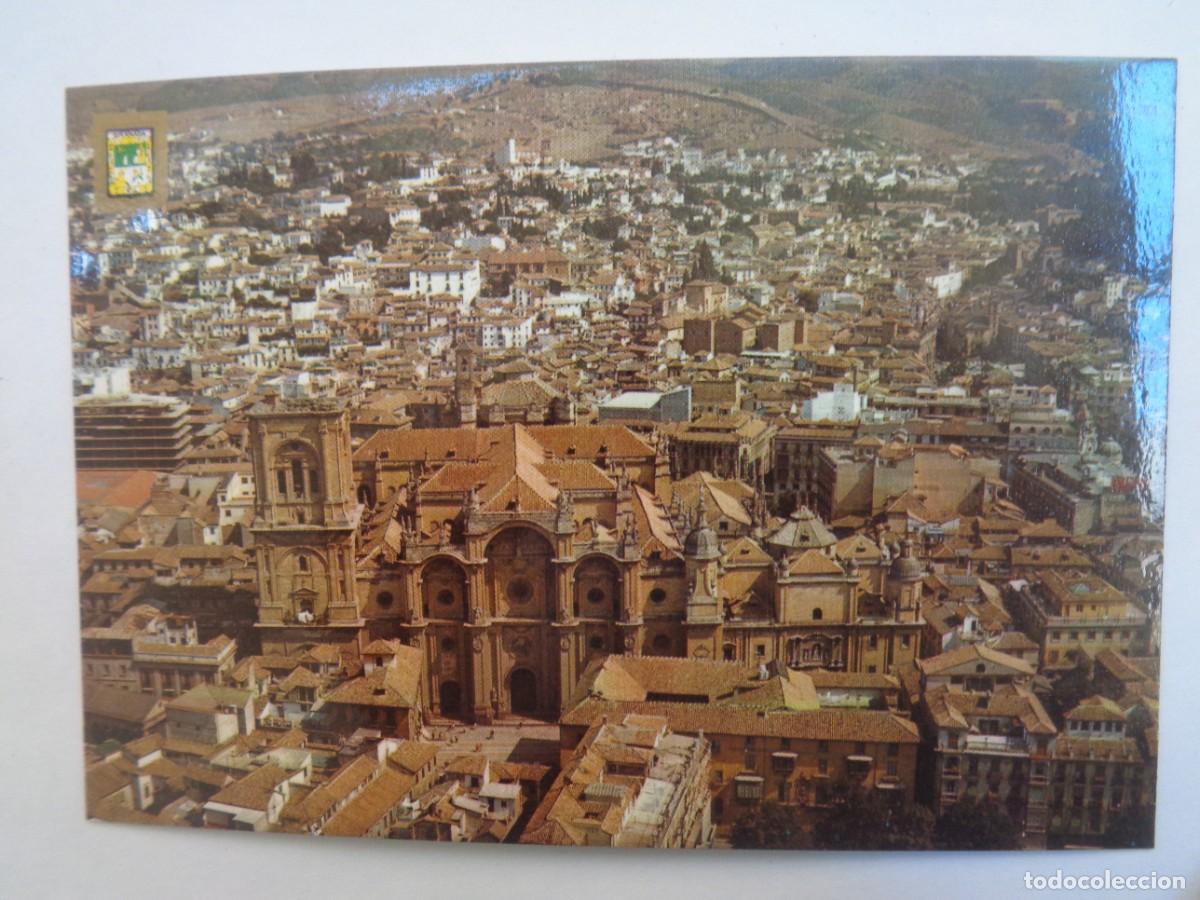 Postales: POSTAL DE GRANADA : CATEDRAL , VISTA AEREA