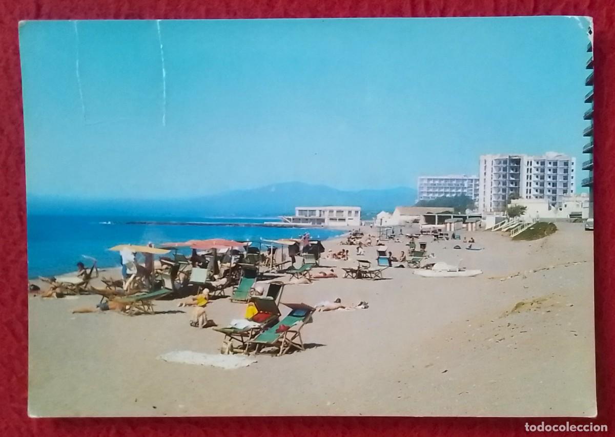 Postales: ANTIGUA POSTAL POST CARD MARBELLA M&Aacute;LAGA COSTA DEL SOL LA PLAYA PLAGE THE BEACH..BA&Ntilde;ISTAS..SPAIN...