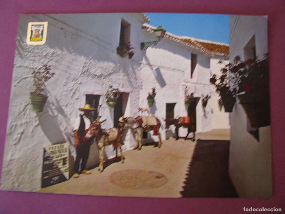 Postales: POSTAL DE MIJAS. PARADA DE BURROS-TAXIS. DOMINGUEZ 9