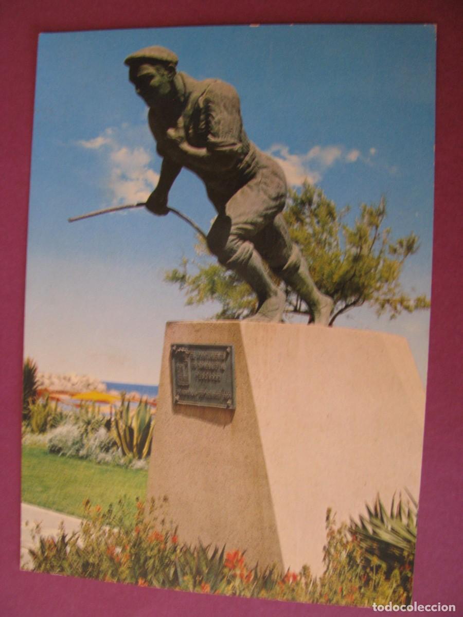 Postales: POSTAL DE FUENGIROLA. MONUMENTO AL PESCADOR. PERLA.